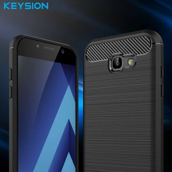 Keysion Phone Case For Samsung Galaxy A5 2017 A520 Dække Hybrid Rustning Robust Carbon Fiber Børstet TPU Cover Til A520 etui