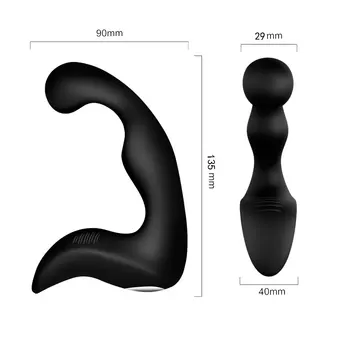 Khalesex Voksen Sex Legetøj til Mænd Anal Vibrator-Plug 10 Hastigheder Prostate Massage Anal Butt Vibrerende Mandlige Onanist af Erotisk Legetøj