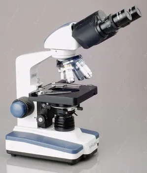 Kikkert Sammensat Mikroskop--AmScope Forsyninger 40X-2500 X LED Digital Kikkert Sammensat Mikroskop w 3D-Fase + USB-5MP Kamera