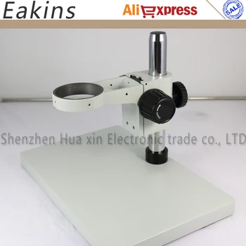 Kikkert stereo-mikroskop Industrielle mikroskop 7~45X Kontinuerlig zoom med stor størrelse metal stå justerbar LED-lys