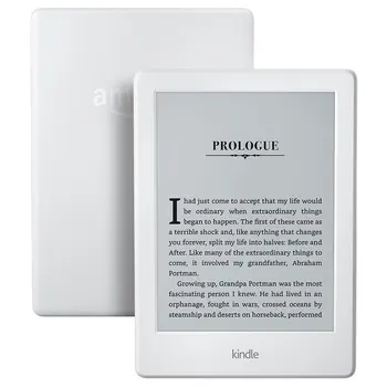 Kindle 8 Hvide 2016 version Touchscreen Display Eksklusive Kindle Software Wi-Fi 4GB e-bog, e-ink-skærm, 6-tommer e-Bog-Læsere