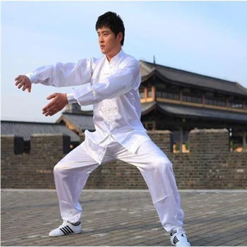 Kinesisk Kung Fu Passer Tai Chi Tøj af Silke Uniform Kampkunst Unform taiji wushu kung fu taiji tøj bruce lee uniform 2017
