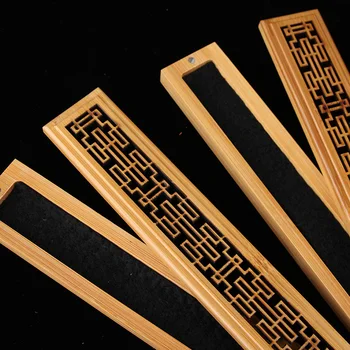 Kinesisk Stil Udskåret Gennembrudt Bamboo Stick Pande Ovnen til Yoga, Stue Meditation Vintage Duftende Pande Sendt Venner