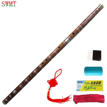 Kinesiske Bambus-Fløjte Traditionelle Håndlavede Professionelle musikinstrumenter den CDEFG Vigtige Tværgående Flauta Med Tilbehør