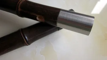 Kinesiske bitter bambus-fløjte tværgående åbne hul flauta hvid kobber Plug professionel panfløjte den Gratis fragt