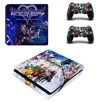 Kingdom Hearts Decal PS4 Slim Skin Sticker Til Sony PlayStation 4 Konsol og Controller Dualshock 4 PS4 Slank Vinyl Klistermærke