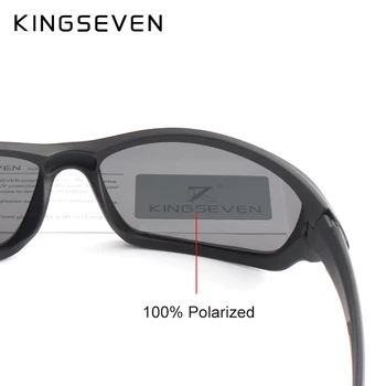 Kingseven Helt Klassiske Solbriller Mænd Polariserede Briller Kørsel Originalt Tilbehør Sol Briller til Mænd/Kvinder, Oculos De Sol