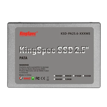 Kingspec 2,5 tommer PATA 44pin IDE ssd 16GB, 32GB, 64GB 128GB 4C MLC Flash Solid State Disk hd-Harddisk, IDE-til Laptop, Desktop