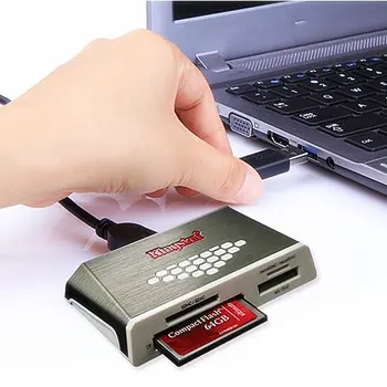Kingston Micro SD-Kort-Læser USB3.0 Media Reader JF TF MS SDHC/SDXC UHS-I Microsd-Multi-funktion Flash-Hukommelseskort, USB-Adapter