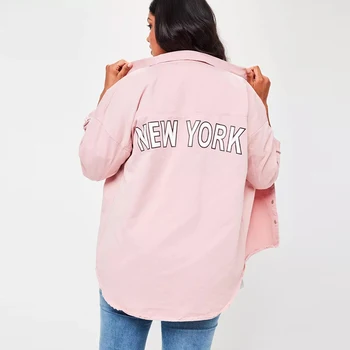 Kissmilk 2018Plus Størrelse Søde Kvinder Jakker Brev Trykt Stor Størrelse Solid Pink Kvinder Frakker Stor Størrelse Casual Dame Outwears