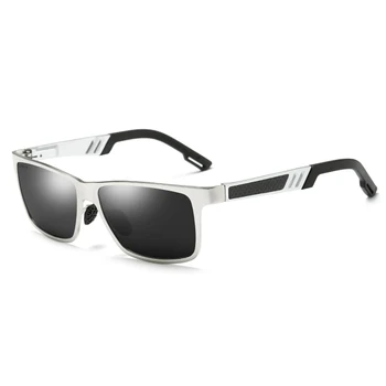 KITHDIA Mærke Aluminium Ramme Solbriller HD Polariseret Mænd, Mandlige Kørsel Sol briller til Mænd Vintage Gafas De Sol #KD6560
