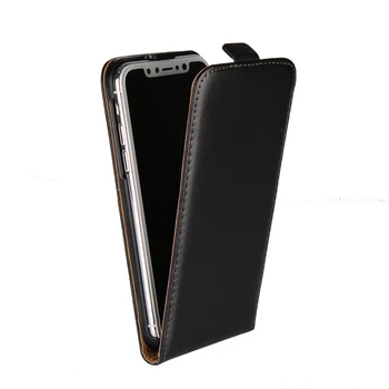Klaptelefon case til Apple iPhone-X læderetui ultra tynde Magnetiske adsorption flip coevr case til iPhone X