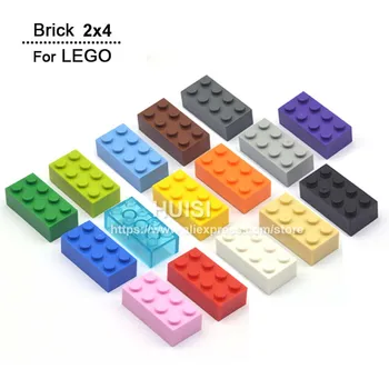 Klassisk Legetøj Lego Kompatibel Blokke Plast Bygning Mursten 2X4 DIY Model Kids Pædagogisk Legetøj Til Drenge, Piger Gaver 150pcs/masse
