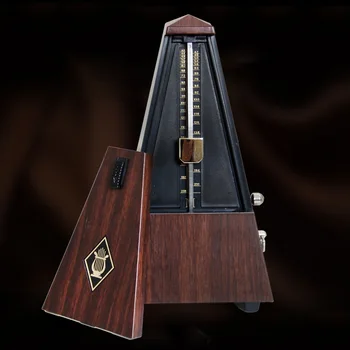 Klaver metronome Ven GM-G1 Teak Tårn-type Præcision Mekanisk Metronom for Klaver, Guitar og andre Musikalske Instrumenter