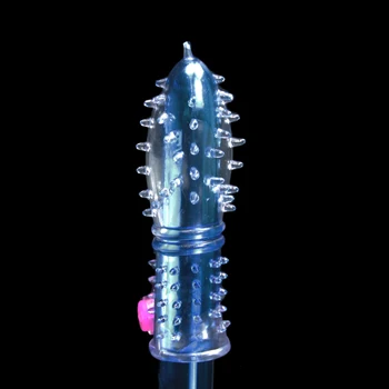 Klitoris vibrator Forsinkelse Kondom Massage stav Håndsex Penis udvide Forbedre delayRing Sex Toy Stimulere Redskaber Massage Vibrator