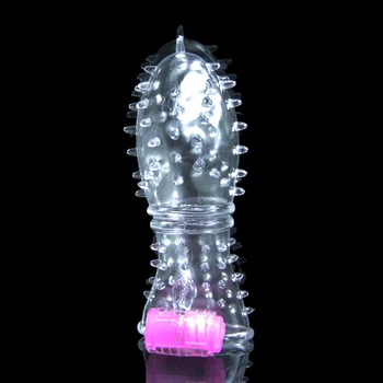 Klitoris vibrator Forsinkelse Kondom Massage stav Håndsex Penis udvide Forbedre delayRing Sex Toy Stimulere Redskaber Massage Vibrator