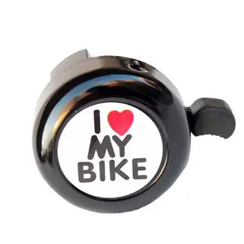 Klokke til cykel Klar og høj lyd. Hjerte Alarm Cykel Metal Styret Horn klokke til cykel For Sikkerhed i Cykling APril 0802