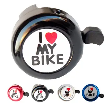 Klokke til cykel Klar og høj lyd. Hjerte Alarm Cykel Metal Styret Horn klokke til cykel For Sikkerhed i Cykling APril 0802