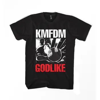 KMFDM Mænds Guddommelig Slim Fit T-shirt Sort 3D-T-Shirt Mænd Plus Size Bomuld Toppe Tee Mænd T-Shirt 2018 Mode Den Nye