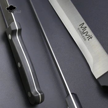 Kniv Sæt 3.5 5 8 tommer Skrælle Nytte Udskæring køkken Knive 3 delt sæt Kok Japansk 3Cr14 Rustfrit Stål Madlavning Værktøj