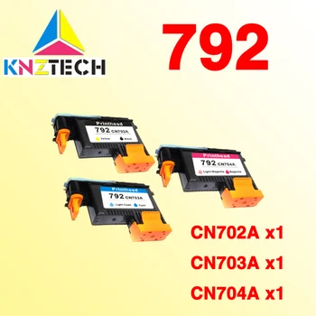 KNZTECH kompatible HP 792 Druckkopf Printhoved CN702A CN703A CN704A erstatning for hp792 Designjet L26500 L28500
