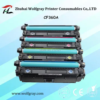 Kompatibel 508A tonerpatron til HP CF360A CF361A CF362A CF363A Color LaserJet Enterprise M552dn M553dn M553x PRINTEREN M577dn