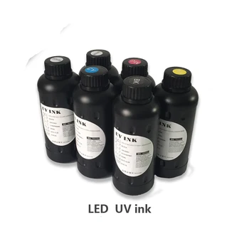 Kompatibel for Nye LED-UV Blæk 6 farver(CMYKWW) for UV-flatbed printer