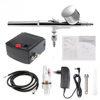 Komplet Precision Airbrush Tatoveringer Værktøj Sæt Model Specifikke Luft Pumpe Kit med Kompressor Spray Air Brush Pistol Sæt