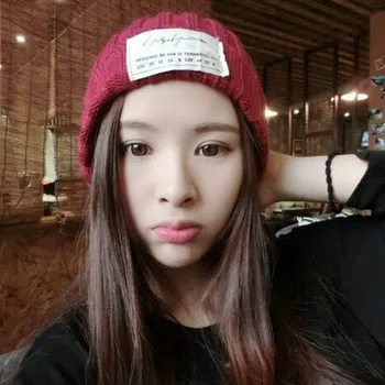 Koreanere Nye Huer Vinter Strikket Uld, Elegante Kvinder Strikkede Huer Kasket Efterår og Vinter Damer Kvindelige Hat