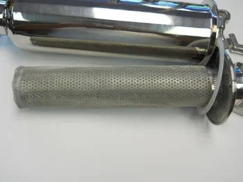 Kort 1,5 tommer Tri-Clamp Indbygget Dørslag med 102mm Krop Tri-Clover Kompatibel Wort Filter
