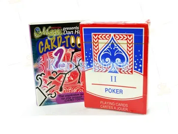 Kort-toon Tegnefilm Magic-Kort Dæk v2 Playing Card Poker Close Up Magic Tricks til Professionel Tryllekunstner Animation Puslespil Legetøj