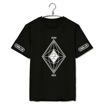 Kpop cnblue 2nd album 2gether print t-shirt til mænd, kvinder sommer mode kortærmet t-shirt i 5 farver tees