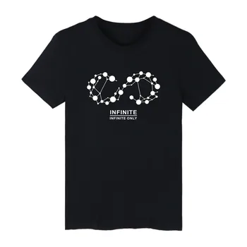 Kpop Uendelig T-Shirt til Kvinder, Mænd Sommeren Korte Ærmer O-Neck T-shirt Fans Støttende Bomulds-Tshirt Kvinder UENDELIG KUN Toheart