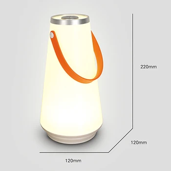 Kreative Dejlige Bærbart Trådløst LED Hjem Night Light bordlampe USB-Genopladelige Touch Skifte Udendørs Camping Nødsituation Lys