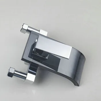 KREMAIDI Badeværelse Brusebad Sæt-Mixer vægmonteret Enkelt Håndtag Sort Glas Tud Med håndbruser Tryk Faucet