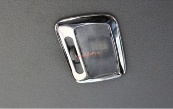 Krom Indvendigt Bag Dome Soltag Kort Lys Frame Cover Trim For Mitsubishi ASX-RVR Outlander Sport 2010-