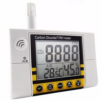 Kuldioxid Meter CO2 Overvåge Mine luftkvalitet, Temperatur, RH SPEKTROMETRISKE Sensor Detector 0~2000ppm Række Plug-In-Wall