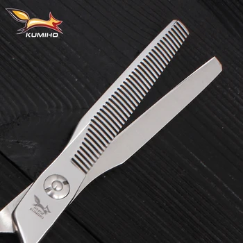 KUMIHO professionelle frisør sakse med sværd, kniv saks frisør-6 tommer frisør sakse Japan hår skære saks gratis fragt