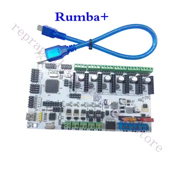 Kun her, Rumba+ Bundkort Opgradere Rumba Control Board for 3D-Printer Triple Ekstruder Multi Farve 3 I 1 Ud Diamond Hotend