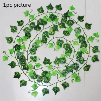 Kunstig Grøn Dild Kartofler Vin Drue Begonia Blad Ivy vægdekoration Kunstige Blomster 400pcs/masse Fedex Gratis Forsendelse