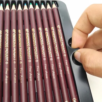 Kunstner Kvalitet 72 Farve lapices Akvarel Professionelle Soft Core vandopløselige farveblyanter Sæt For Fin Kunst, Tegning, Skitse