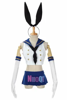 Kvinder Kantai Samling Shimakaze Sailor Uniform Cosplay Kostume Kjole Outfit