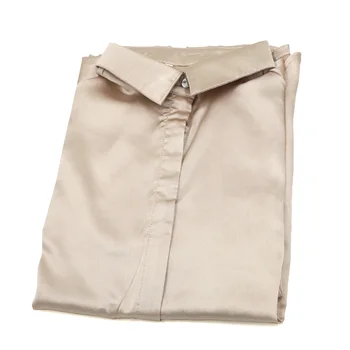 Kvinder Satin Silke langærmet Button-Down Skjorte Formelle Arbejde er Silkeagtig Skinnende Blouse Top Elegante Mode S-3XL 7 Farver