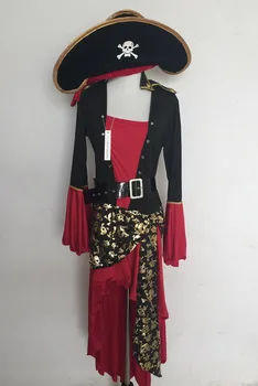 Kvinder Sexet Pirat Kostume Voksen, Halloween, Karneval Uniformer Part Cosplay Kostumer Fantasia Fancy Kjole Caribiske Pirater Outfit