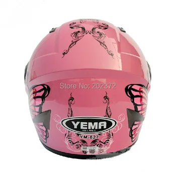 Kvinders pink butterfly fuld ansigtsmaske, Motorcykel hjelm, Turbo Motorcykel, motocross 827 knight Racing hjelme,Hot sell