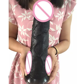 Kæmpe Dildo 24*5,7 cm Realistisk Penis sugekop Anal Sex Legetøj Til Kvinde, Mænd, Voksne Erotisk Sex Produkt Gay Anal Butt Plug Sex Shop