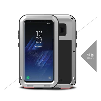 KÆRLIGHED MEI Metal Case Til Samsung Galaxy S8 S8 Plus Dækning af Kraftig Aluminium Rustninger Stødsikkert etui Til Galaxy S8 S8Plus Coque Capa