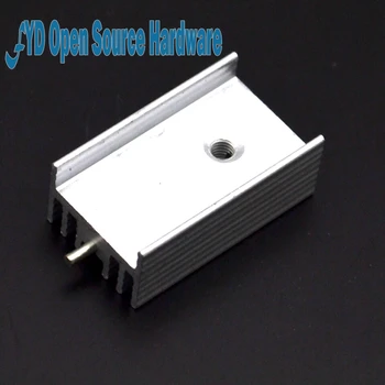 Køleplade 25*15*10 MM (med pin) TIL-220 transistor og andre særlig høj kvalitet radiator 5pcs/masse