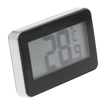 Køleskab Køleskab Termometer Vandtæt med Hængende Krog Stå LCD-Skærm L15