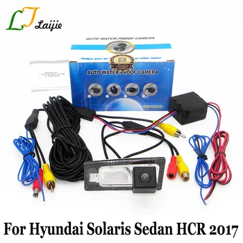 Laijie Bil Backup-Kamera Til Hyundai Solaris Sedan HCR 2017 / HD Night Vision Auto Reverse Parkering bakkamera NTSC PAL